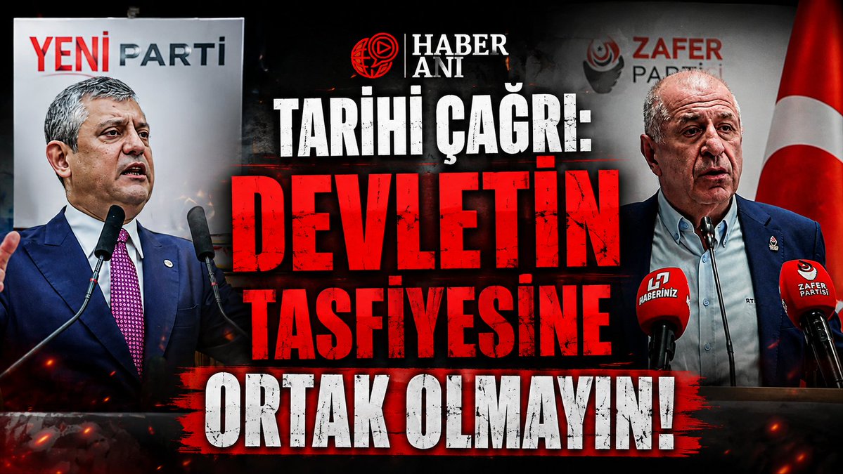 Haber_ANI's tweet photo. Ümit Özdağ'dan Özgür Özel'e Tarihi Çağrı: Devletin Tasfiyesine Ortak Olmayın! https://t.co/2B2HxRqjuU https://t.co/zITijhj8cd