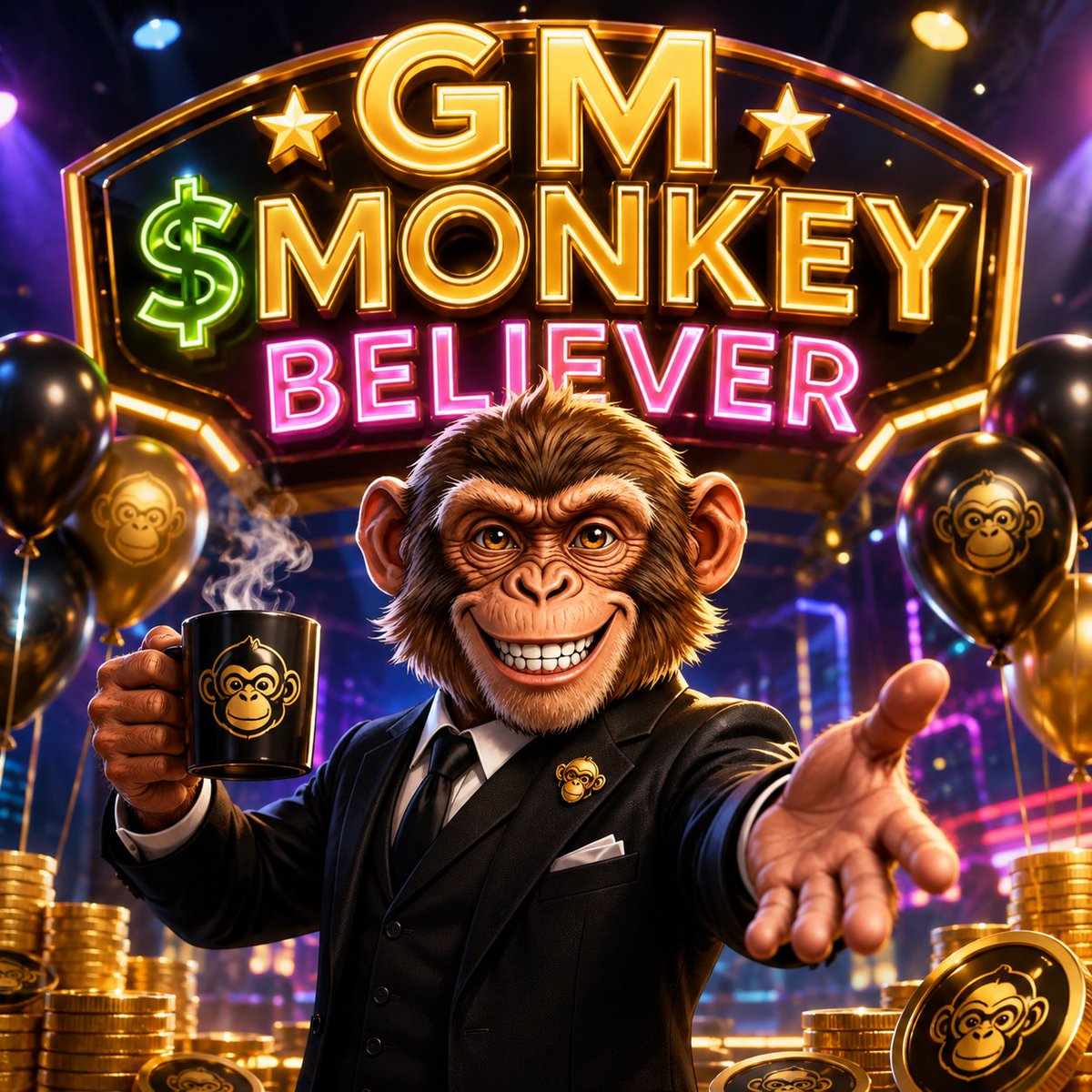 MonkeyCoin_BSC's tweet photo. GM $Monkey Believer ✨

$Monkey 💎🙌🏻

Smart Contract: 0x684a1768c8d0098811017B7812c23978dd58c276

https://t.co/sXJsmxoEZd

99,9999999% have burned 🔥 https://t.co/8ELy7BdNW2