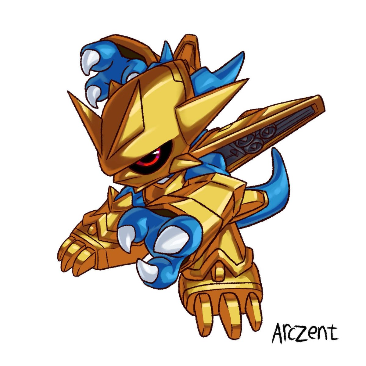 arczent's tweet photo. Magnamon of the Royal Knights

#magnamon #マグナモン #digimon #デジモン #digimonadventure https://t.co/StFNc0o6wU