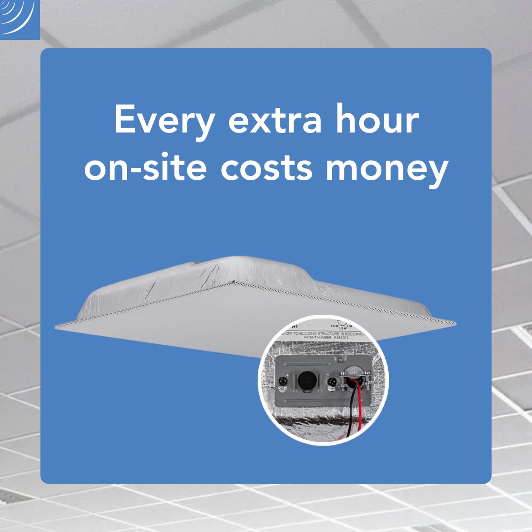 QuamNichols's tweet photo. Every extra hour on-site costs money.
Designed for easier installs, Quam Tile Replacement Loudspeakers feature shallow profiles and integrated UL-listed back enclosures. Trusted since 1930. https://t.co/LxN8eyCSTW
#AVInstall #CommercialAudio #SystemIntegrator #ProAV #Quam https://t.co/CtB1dXOGPK