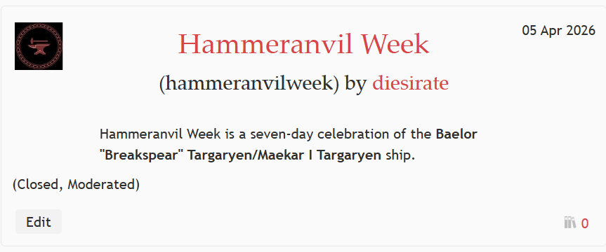 hammeranvilweek's tweet photo. Calling #hammeranvil #baekar fam! We have about two weeks left until #hammeranvilweek!

A note specifically for artists: While I will RT your work here, I also encourage you to upload it to AO3 (if you have an account). That way, it can easily be viewed in our collection! https://t.co/TmUoZKBPZJ