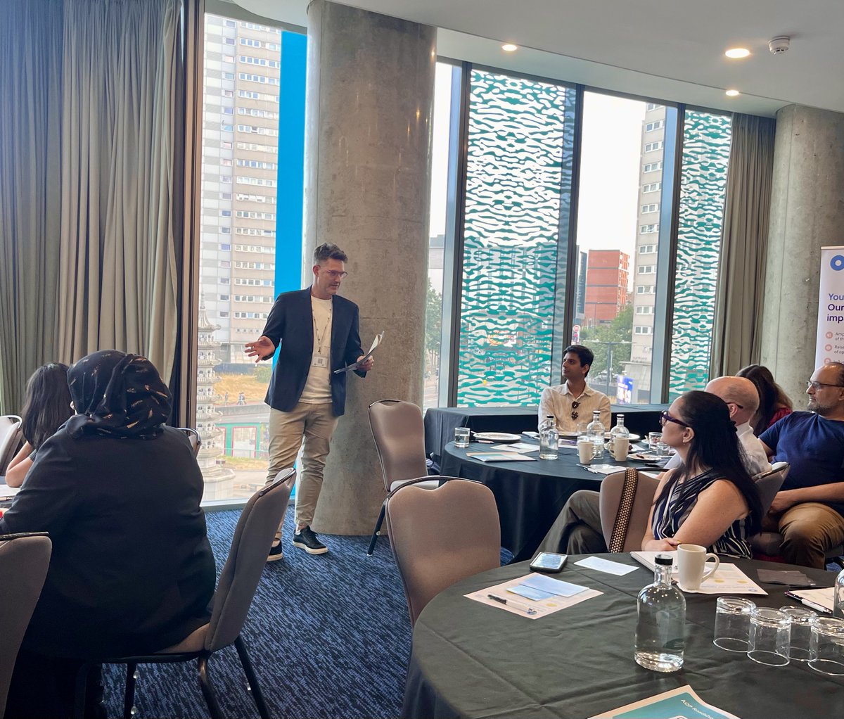 The_AOP's tweet photo. Last night, our roadshow arrived in Birmingham, and it was an engaging evening focused on raising the profile of community optometry.

We look forward to welcoming you at our final roadshow stop in Belfast on 14 September. https://t.co/IAh6CCZ6oT