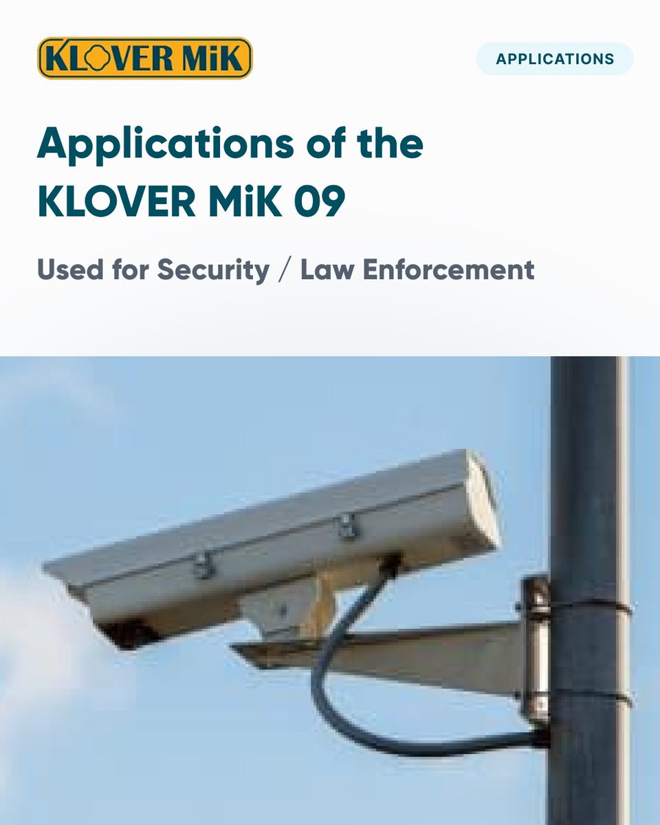 kloverprod1's tweet photo. Security: Audio for Surveillance &amp; Monitoring
Security teams use KLOVER MiK Stealth to capture focused audio from a distance, aiding in surveillance and monitoring operations.
#KLOVERMiK https://t.co/JBgDTcw1Rt