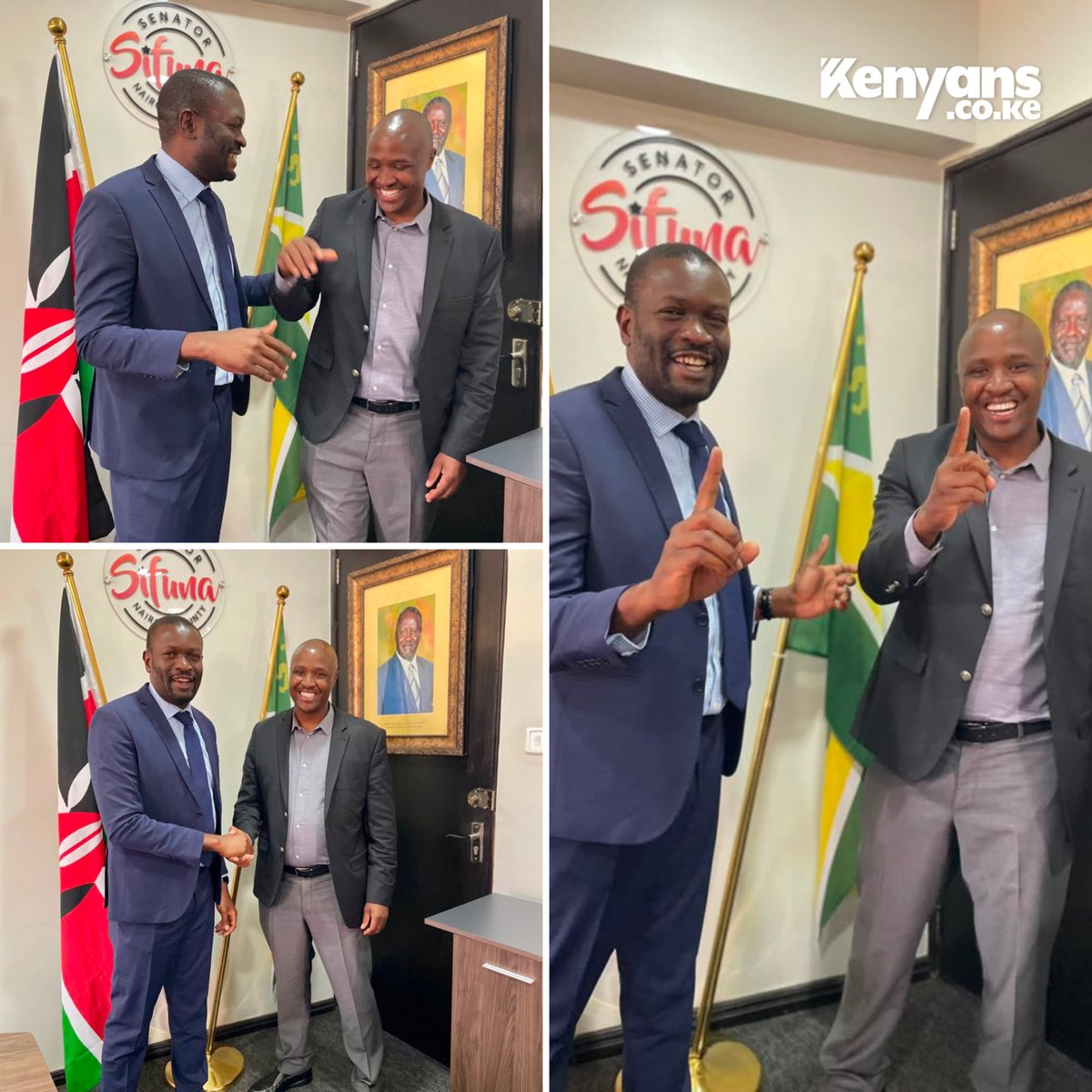 Kenyans's tweet photo. Sifuna meets with former Nandi Hills MP Alfred Keter https://t.co/P3AsOcuDoZ