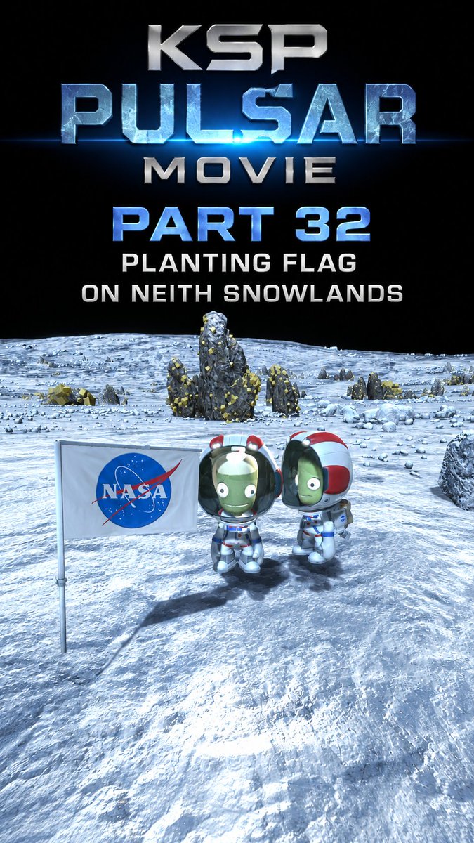 XEricChalifoux's tweet photo. KSP Pulsar Movie Part 32: Planting Flag on Neith Snowlands

On the frozen night-side plains of Neith, the second crew plants their flag.

🌌 Follow Me
🎥 YouTube → https://t.co/2a7luGp7jY https://t.co/KLqcdRR8Bs