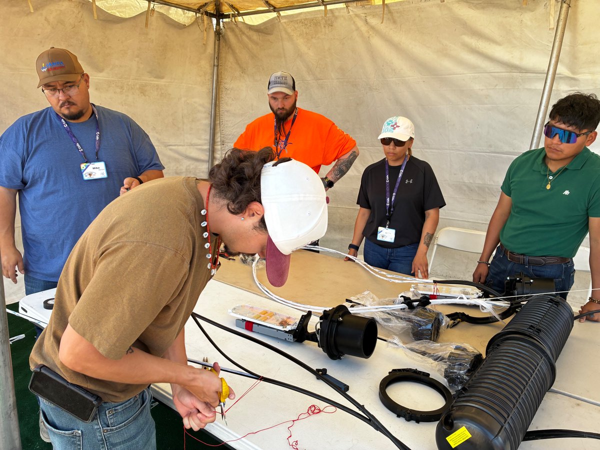 internetsociety's tweet photo. The Internet Society Foundation’s early investments in #IndigenousConnectivity continue to bear fruit years later: the Tribal Broadband Bootcamp has worked with more than 100 Tribal nations and trained more than 500 emerging leaders from Tribal communities over the past five years.
With initial funding from the Foundation in 2022, the initiative has become one of the most important efforts in Indigenous connectivity in the United States.
This year, Sharayah Lane, our senior advisor for Indigenous community connectivity, joined the bootcamp’s five-year celebration, a week of hands-on training led by and for Tribal communities. Read the full story: https://t.co/T8Q0jkLY3J