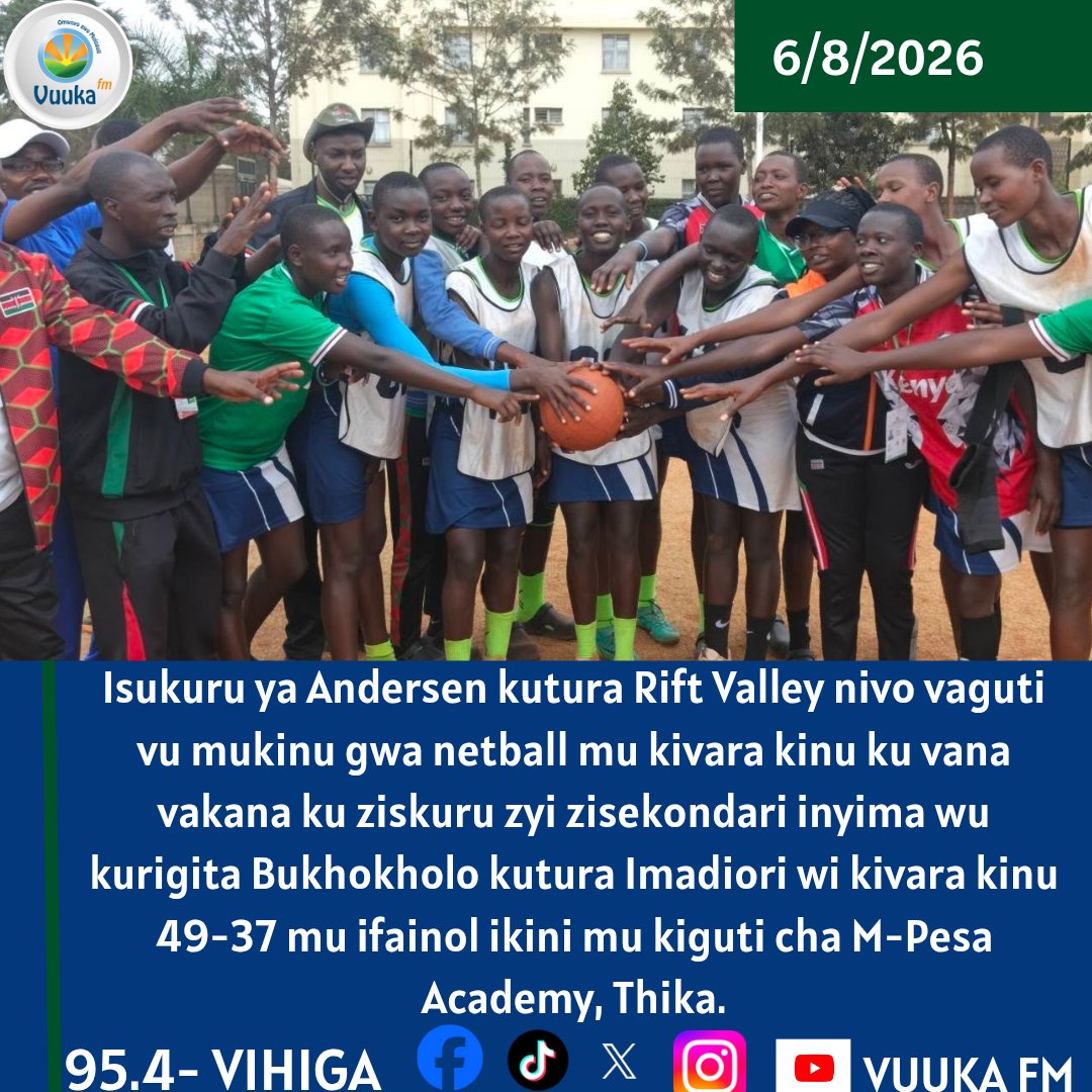 VuukaFM's tweet photo. #VuukaSports #UmwoyoGwuMurogori #SchoolGames #KSSSA #volleyball https://t.co/F2EcnLEGjG
