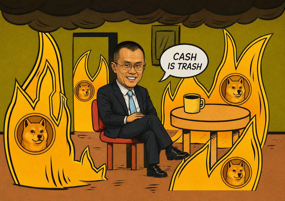 DogeshiKun's tweet photo. $Cashcat (Robinhood meme) got listed on Robinhood.

Now put a dog in front of the cat and watch the dog chase the cat. 🐶

@HachikoInuCTO $Hachiko is the loyal dog of BNB Chain, sitting in @cz_binance’s wallet with 2.5% of the total supply for over 9 months.

One click.
Burn it.
And let the BNB community do the rest.

Just saying. 😉

@cz_binance @heyibinance @binance
