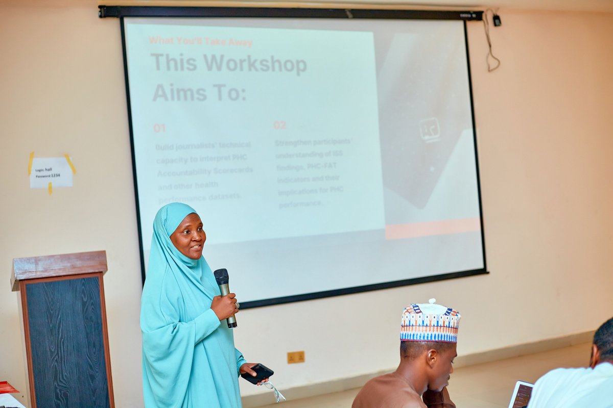 ISMPHNG's tweet photo. Journalists can't report accountability data they don't understand.

That's the gap ISMPH is closing this week in Kano. https://t.co/N8culs4KZC