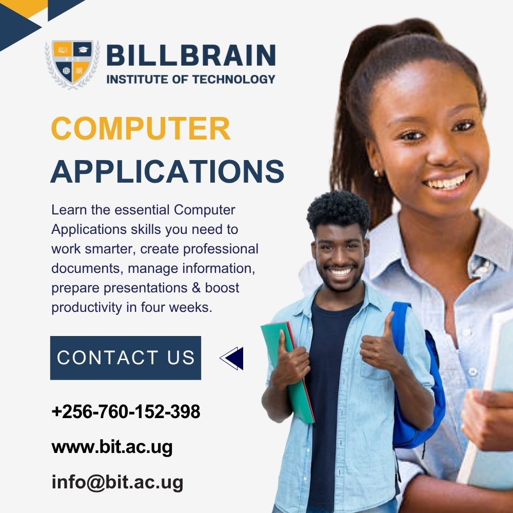 BIT_InstituteUg's tweet photo. Learn essential computer applications from the basics with our 4-Week Beginner-Level Short Course.

  –    Beginner-friendly
  –    Practical training
🏆 Certificate on completion

📩 Register today

#DigitalSkills #ICT  #ComputerTraining #Uganda https://t.co/b8UISscc0O