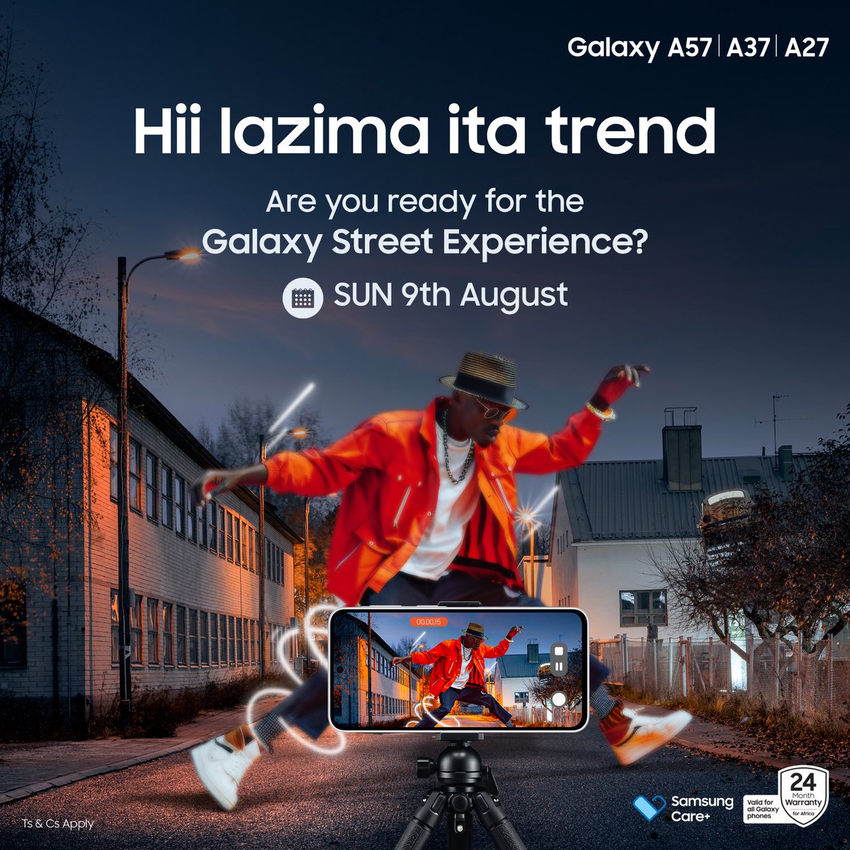 Kevlan_'s tweet photo. The Nairobi CBD is usually a creators paradise on Sundays. This week, @SamsungMobileKE brings the #AwesomeIntelligence experience with A-Series to the Aga Khan Walk. You don’t want to miss the experience! #OwnYourAwesome https://t.co/ML8d0go6jy