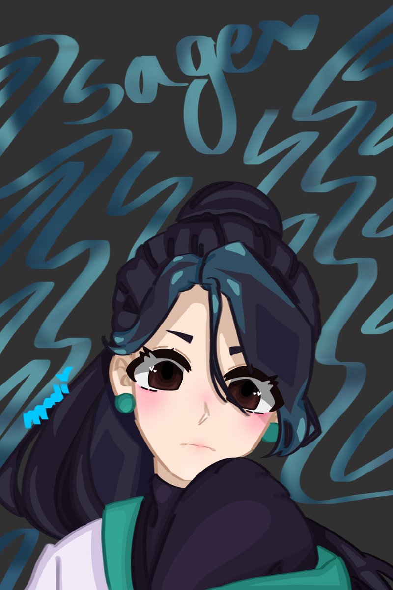 imstillyumii's tweet photo. Ahh, back into the habit where I forget x exists. So in return I offer some Valorant art as a temporary apology! #valorant #sage #clove https://t.co/in5IShkke0
