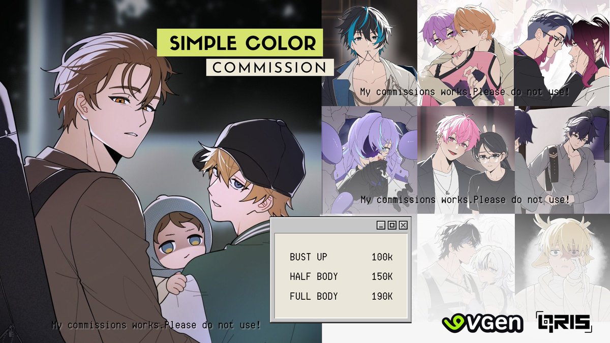 coffesper's tweet photo. (🔄/🩷 are appreciated)

Hewlo! My commissions are open ✨ please take a look if you're interested!

📩 DMs are open, but discord (rayytan) is preferred for faster replies. Thank you for your support! 🫶

#commissionsopen #artidn #VgenComm https://t.co/tfPcvQIQAk