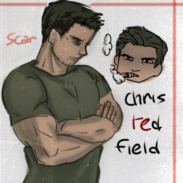 Aeonsscar's tweet photo. Here i have depressionnmen #RECV #Chrisredfield https://t.co/y8Sm4RNdeX