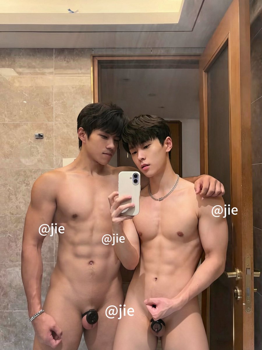 Jiesxpd's tweet photo. 兄弟之间，当然是要一起把弟弟锁成废吊的 #反差 #兄弟 #锁狗
#废吊 https://t.co/f4oNBcKwHn