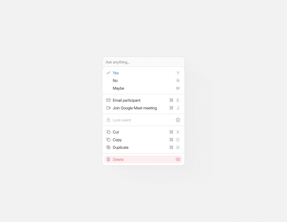 CJfromJBW's tweet photo. Calendar context menu [details] https://t.co/lOQwxWBs9j