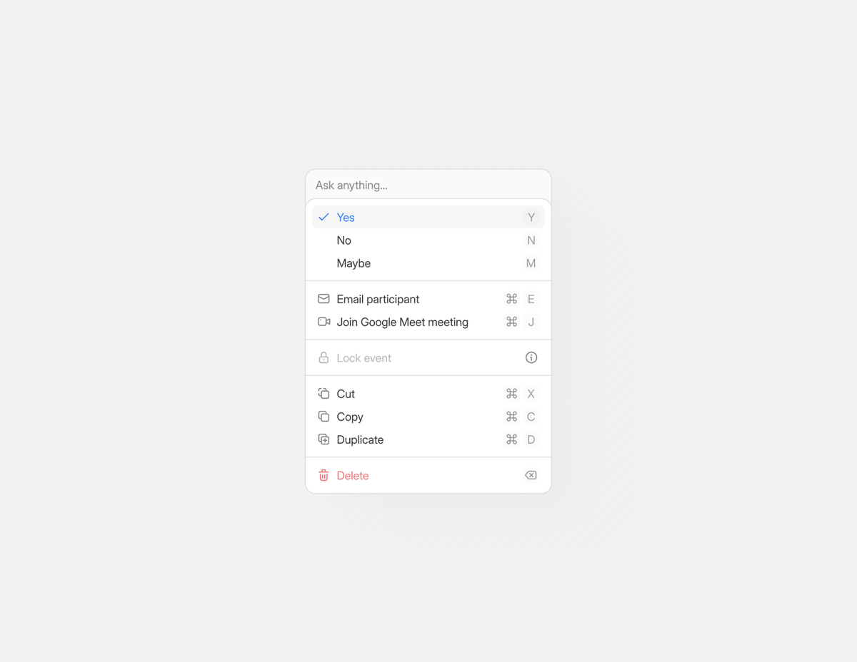 CJfromJBW's tweet photo. Calendar context menu [details] https://t.co/lOQwxWBs9j