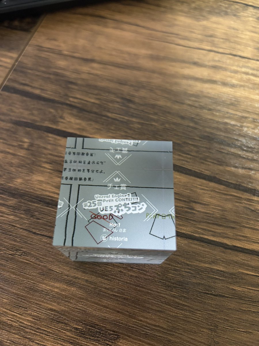 CR_maigen's tweet photo. そういえば、受け取った当時ゴタゴタしててあげるの忘れてました。
第25回のUE5ぷちコン　チェ賞の参加賞と受賞賞品です。

あと、ゲームのキーとか貰ってます。

今第26回開催してるので参加しましょう！

#UE5ぷちコン https://t.co/UKjmV6zPi8
