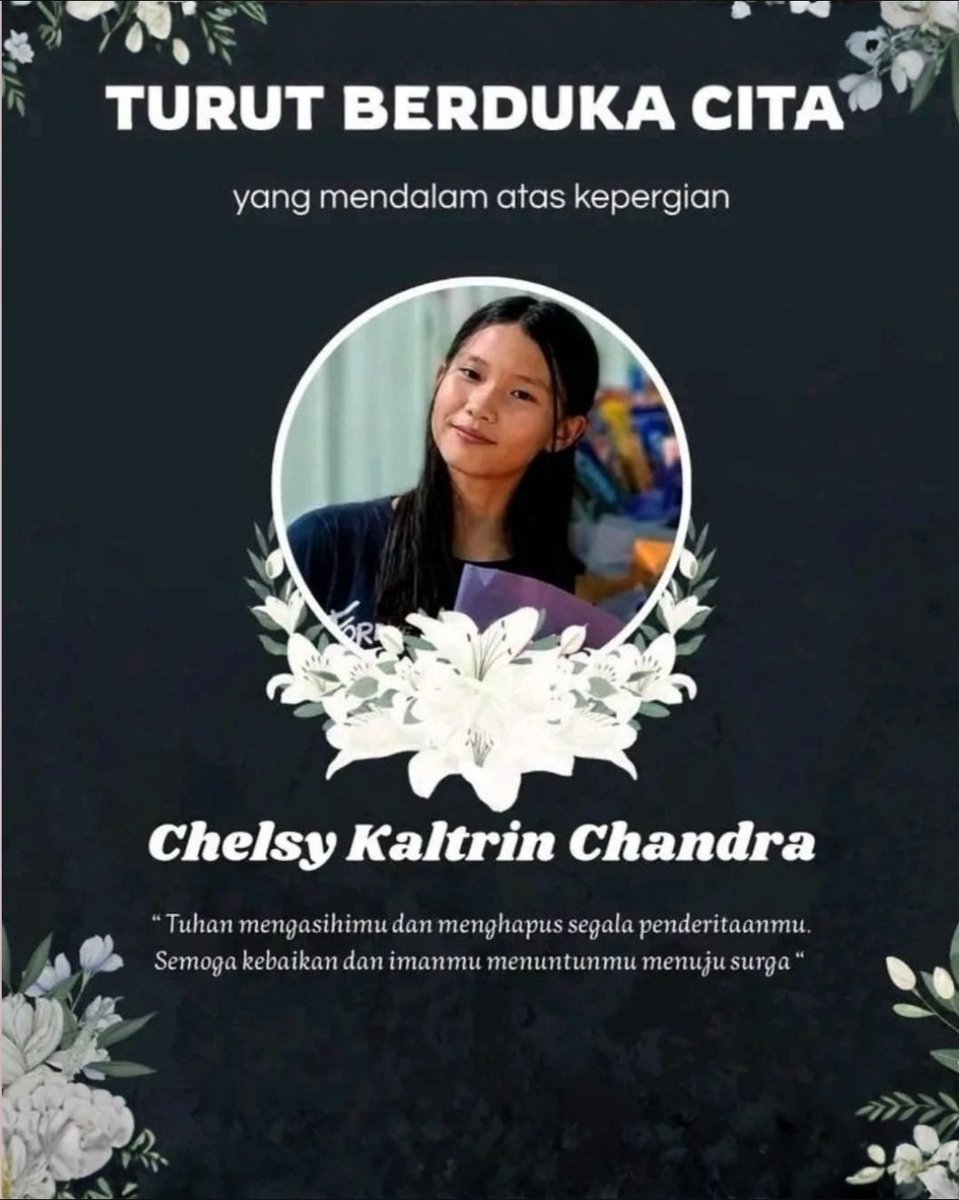 PaltiHutabarat's tweet photo. Chelsy Kaltrin Candra (14) adalah seorang siswi SMP Negeri 1 Nabire, Papua Tengah, yang ditemukan tewas secara tragis di Jalan Raya Waroki, Kabupaten Nabire, pada akhir Juli 2026. Pelaku adalah Arya Wibawa Sulistiyo anak polisi bernama Arief hendro sulistiyo..

Bantu viralkan terus biar mendapatkan keadilan.. Polisi jangan membela kelakuan anak polisi seperti ini!!!