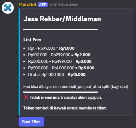 lakasude's tweet photo. hai!! ada apa aja sih di server discord ku?
• robux via send/username dan gamepass
• gift in game (gig) all game/map
• limited items
• rekber
• giveaway
...dan masih banyak lagii! https://t.co/3ym1q5kopL