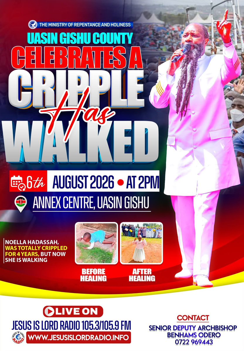 bagenda_evelynn's tweet photo. Who can ever come to us and say that the LORD is going raise the cripples and it so happens?
Don't you think something has changed in this globe and we need to return to the LORD #MightyWorksOfGOD https://t.co/t0rO9YMEDn