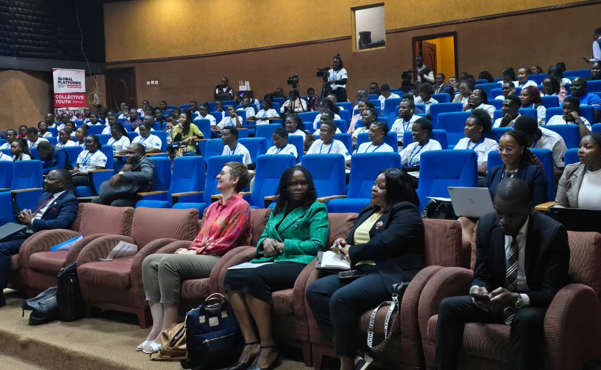 UNMalawi's tweet photo. RC a.i Penelope Campbell told young people at the National Youth Symposium on #PublicDebt that they are not observers, but stakeholders and partners in shaping Malawi’s development future. 

#YouthParticipation #DebtTransparency https://t.co/s7fAX9Kad4