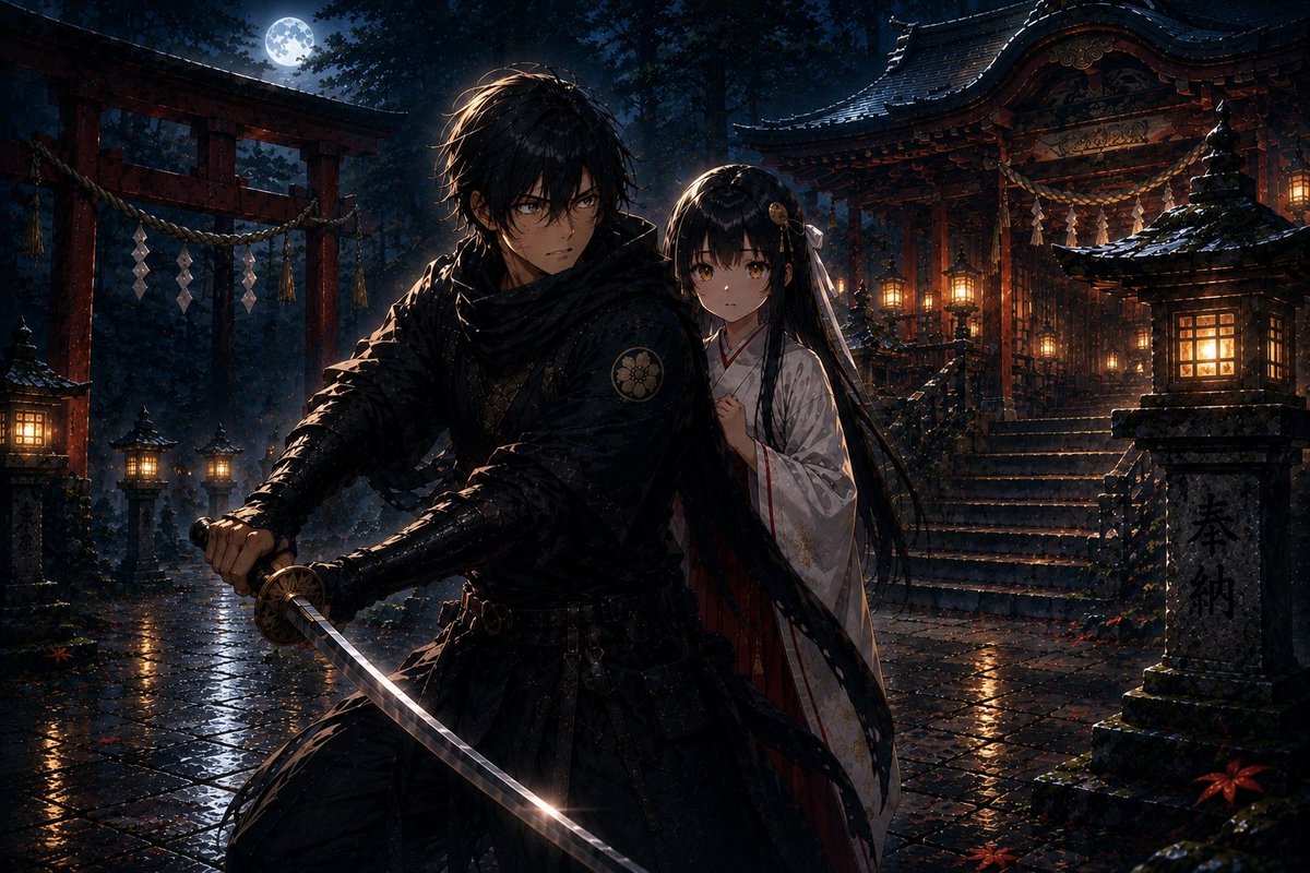 ArchiveAI_log's tweet photo. 静寂を破るのは、まだ先。
月下の禁域で、主を背に迎撃の時を待つ影。

#あなたが魅せるシネマティックビネット https://t.co/2Ul1JSqW6P
