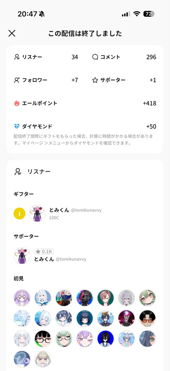 tye_s6's tweet photo. 夜枠ありがとうございました〜！！
ギフト、ガチャもありがとうございました🥹🫶💓💓大切に着ます！ https://t.co/j7maFRbmVO