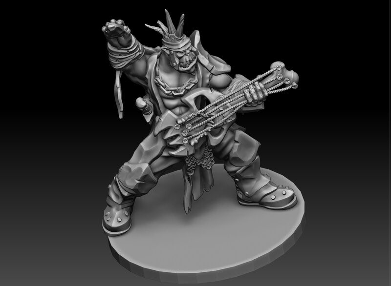 stevstudio1's tweet photo. Heavy Metal Orc
32mm tabletop miniature sculpt for 3D printing. https://t.co/8Q35CNSWou