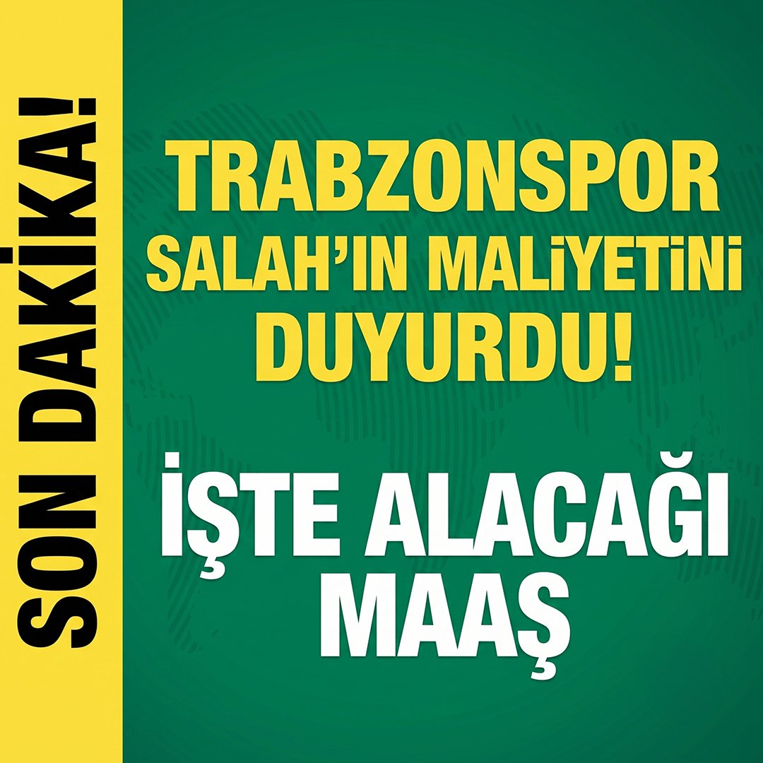 Haber7's tweet photo. Trabzonspor, yeni transferi Mohamed Salah'ın maliyetini açıkladı! 

Salah'ın alacağı maaş da belli oldu https://t.co/DdD63JA4lw https://t.co/xgJC8PEhkt