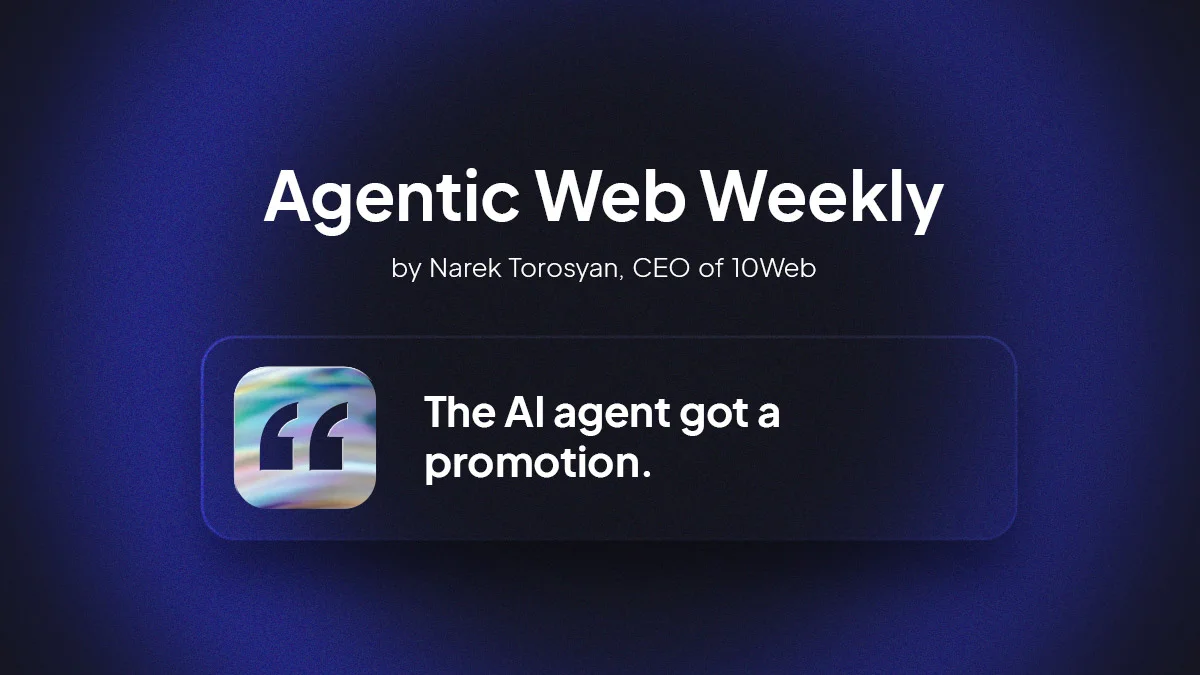 Agentic Web Weekly banner
