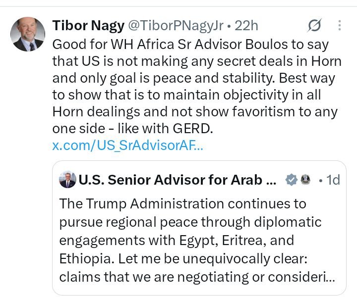 EliasAmare's tweet photo. #Eritrea vigilant of the “carrot &amp; stick” tactics of Western #imperialism. Eritrea, a powerful cohesive state, is not an easy pushover; has the strategic upper hand; and is the center of gravity in the Horn of #Africa.
As to who is telling lies, it's the proverbial kettle &amp; pot… https://t.co/bbV4pUo1Um