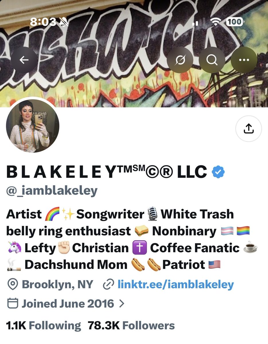 KingDavidvs's tweet photo. @_iamblakeley @BoyGeorge This is scary , a sick mutant has 78,000 followers, full of hate. https://t.co/YV0Jairg36