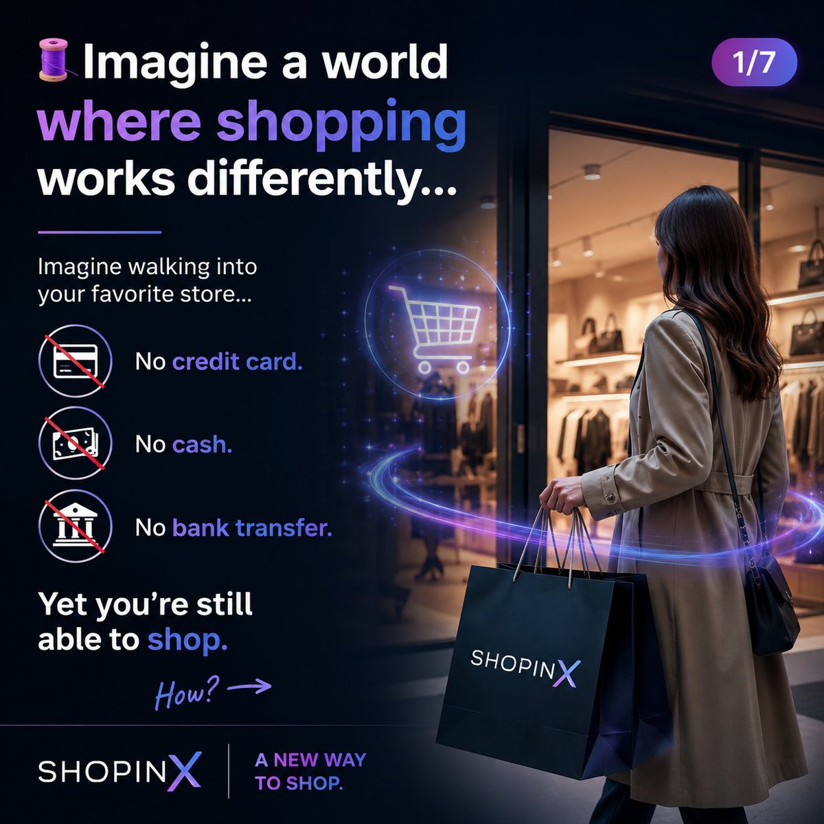 ShopinxSPX's tweet photo. #ShopinX #ShoppingReimagined #FutureOfCommerce #Web3 #Crypto #Blockchain #BNBChain #CryptoShopping #GiftCards #DigitalCommerce #RetailInnovation #ShopSmart #PayDifferent #Fintech #TokenUtility #CryptoCommunity #Web3Community #Innovation #Ecommerce #FutureIsNow https://t.co/Z0CN0EvpB5