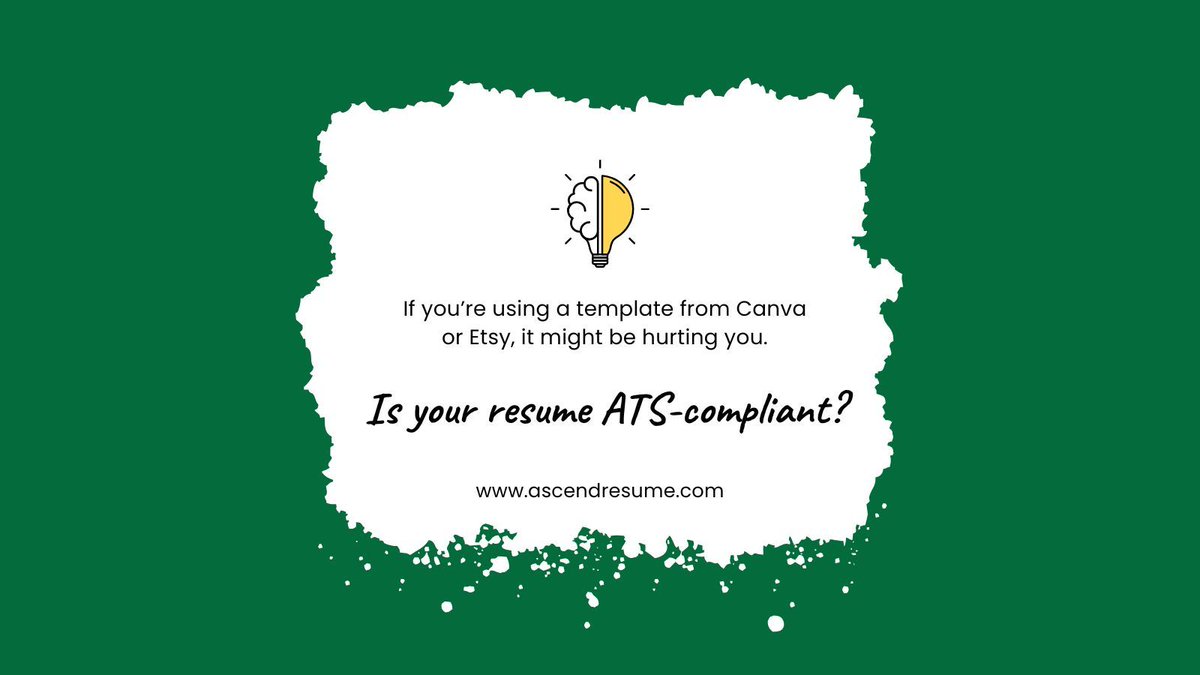 AscendResume's tweet photo. ATS compliance can improve your results quickly. #ResumeWriting #GetHired #ATS #CareerGrowth #JobSearch #NowHiring #AscendResume https://t.co/H87yJ48uqy