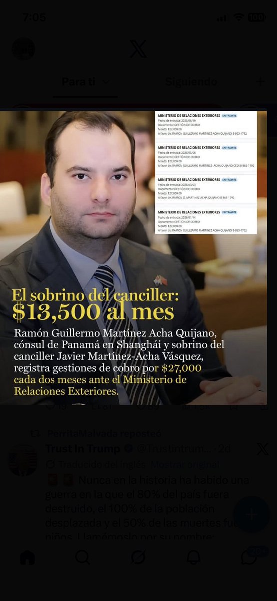javiersinc1's tweet photo. Panamá, en que te ha convertido la rancia oligarquía?
Nepotismo, tráfico de influencia, corrupción, regresión, abusos, cárcel, lesiones, muerte, etc.      Cada día tus derechos valen menos.
Despierta.
Basta ya. https://t.co/fLIUGCMemB
