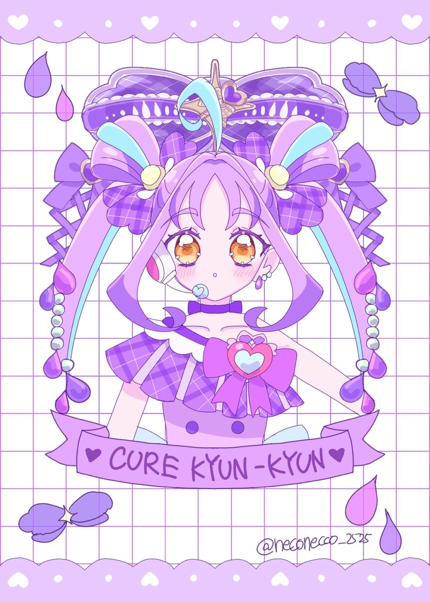 neconecco_2525's tweet photo. キュアキュンキュン🎤💜💧

#precure #プリキュア　#キミプリ https://t.co/xzBth349Sy