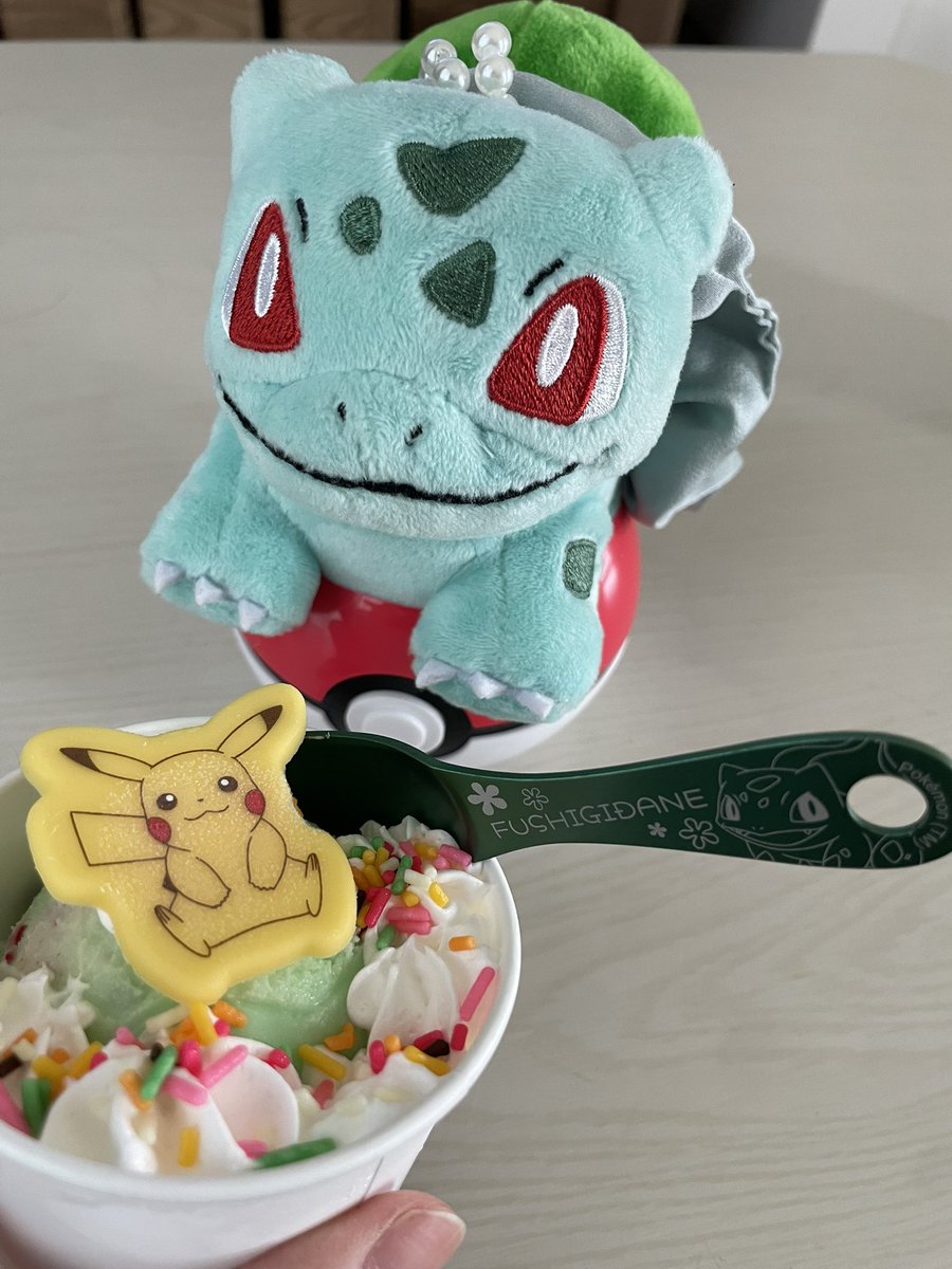 hivik13's tweet photo. いただきました🍨🍃 https://t.co/jCv4eq2Fcf