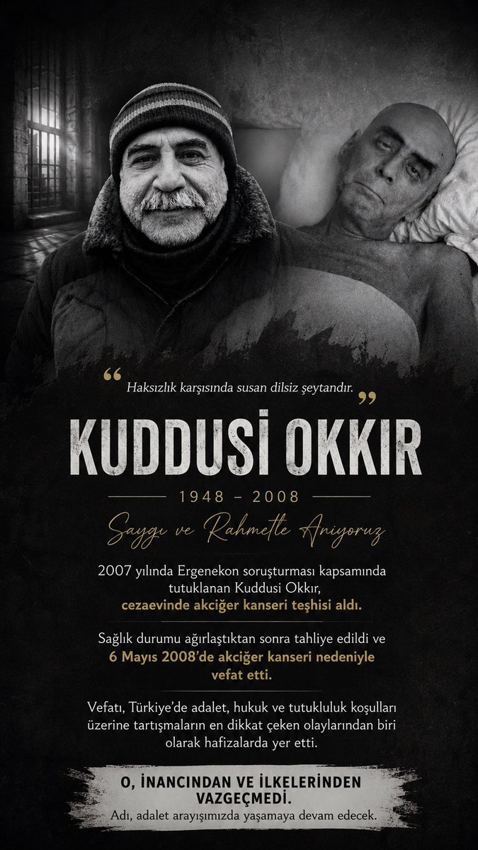 ViaTURK's tweet photo. 1948-2008 ♾️ 
#KuddusiOkkır https://t.co/SV84pyQgXP