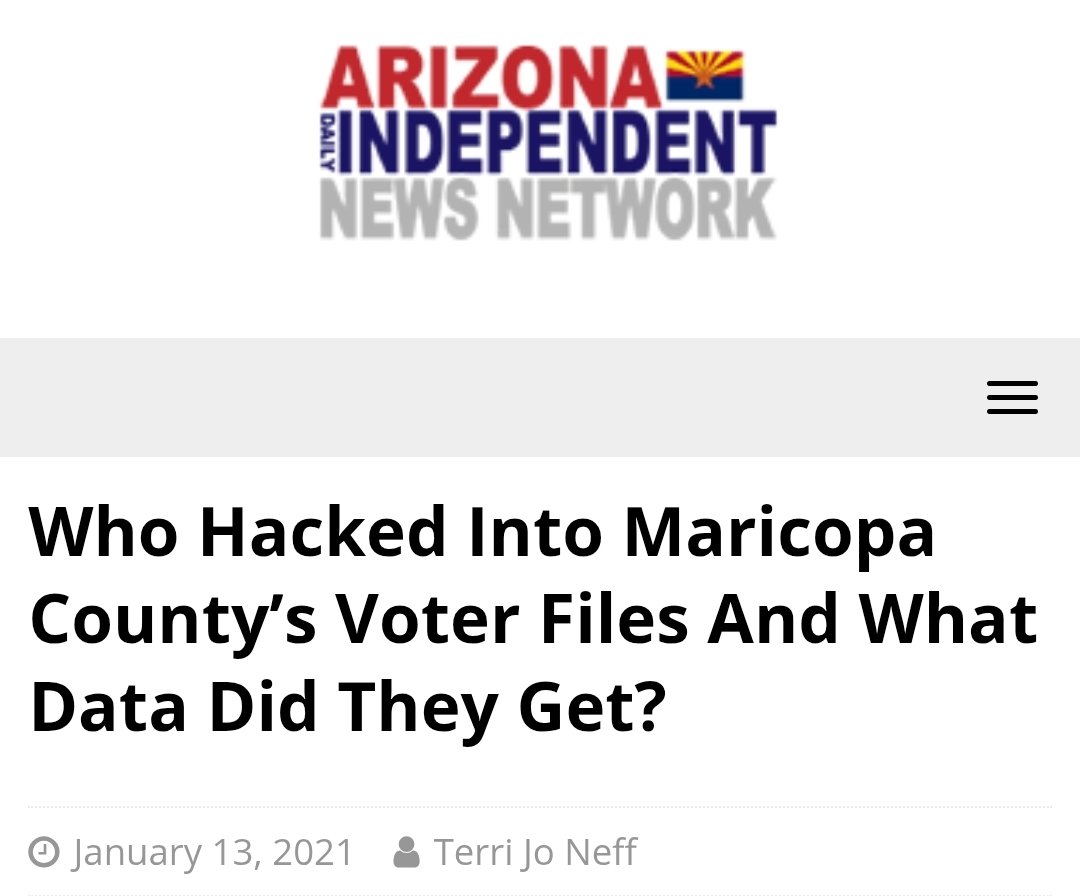 moraltreason's tweet photo. @canncon On November 5, 2020 the FBI searched the home of Eliot Kerwin for hacking into Maricopa's (AZ) voter file.

One day after the election.

Why wasn't the public made aware of this? https://t.co/lIRAUYr4eB