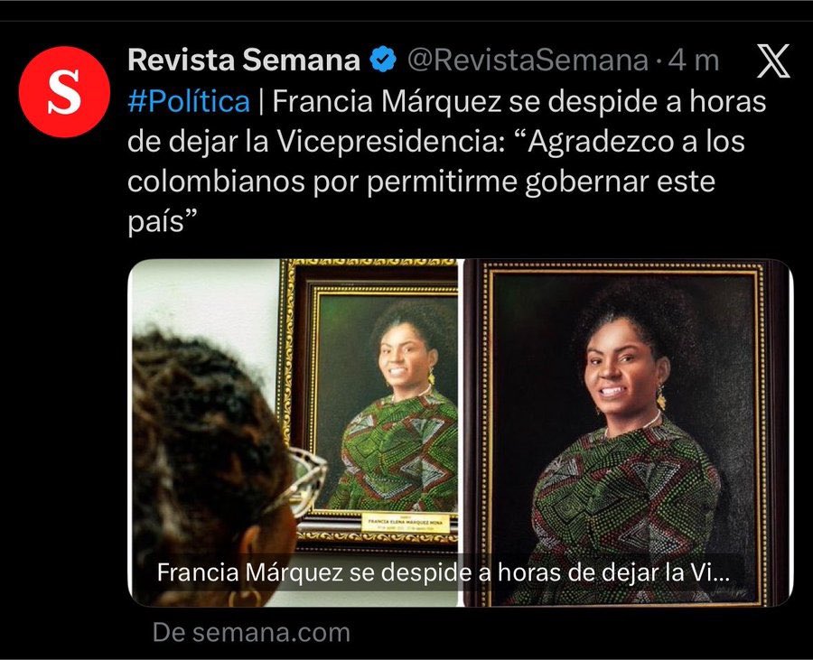 MariaFdaCabal's tweet photo. Francia, usted no gobernó pero sí vivió sabroso. https://t.co/URRwoDNUFr