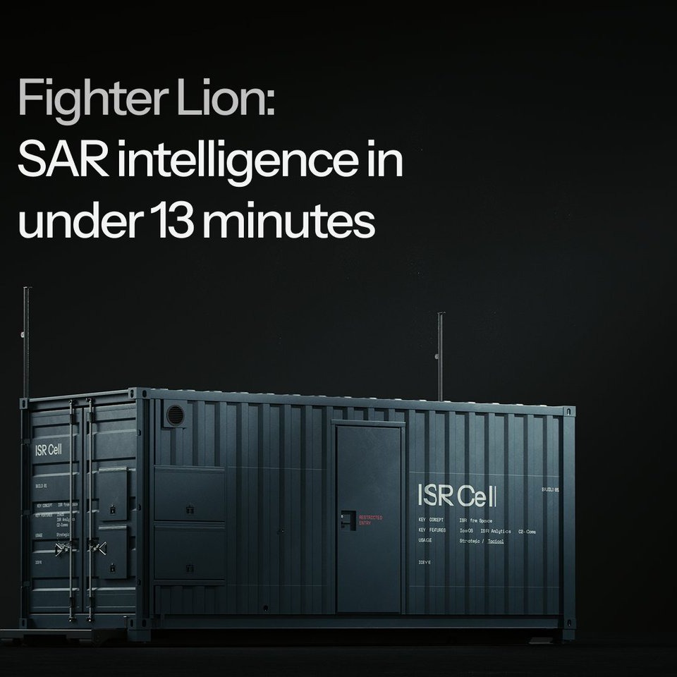 iceye_global's tweet photo. Under 13 minutes from satellite image to analyst's desk.

The speed ICEYE's ISR Cell delivered inside the Royal Netherlands Army's Fighter Lion, the largest Dutch military exercise in 20 years.