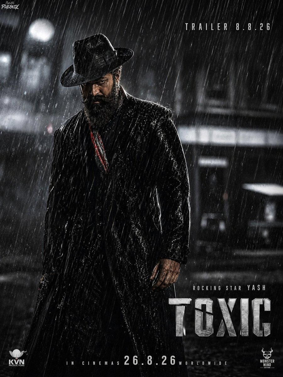 punithpheonix's tweet photo. Scarred and Lethal
Poster by @punithpheonix 

#toxic #toxicmovie #yash #raya #rockingstar @TheNameIsYash @KvnProductions @Toxic_themovie 

#Toxic: A Fairy Tale for Grown-Ups In Cinemas Worldwide from 26-08-2026.

#ToxicTheMovie #ToxicOn26thAug https://t.co/2SVUeUQn5d