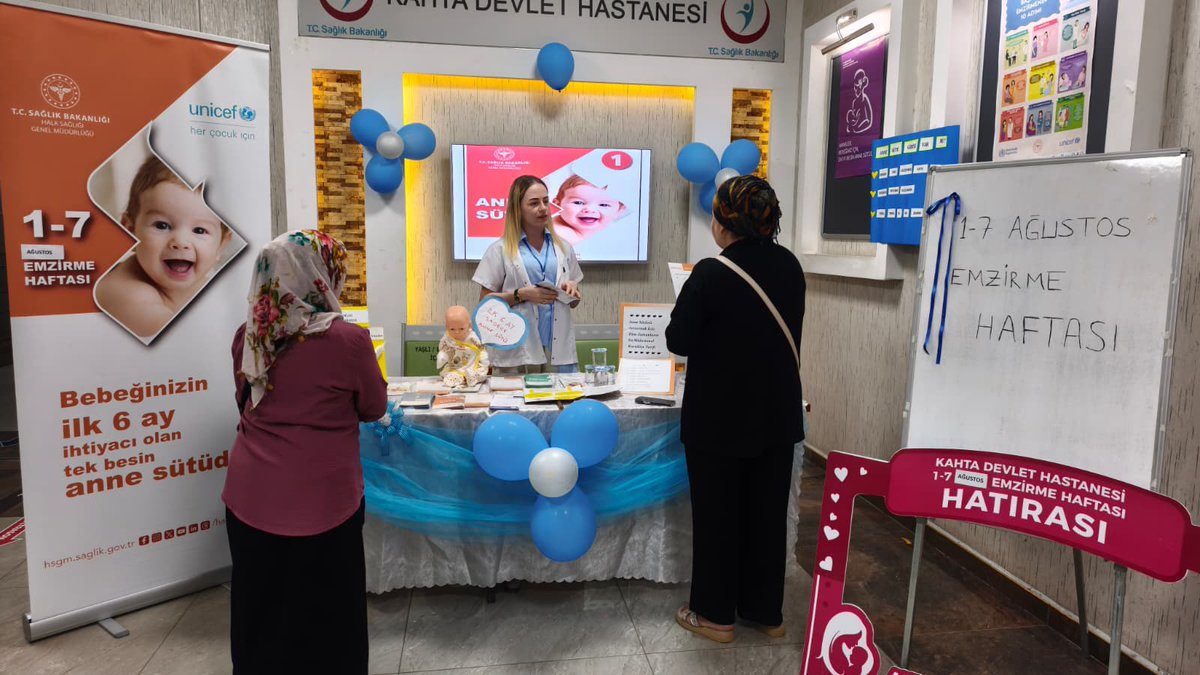 KDevlet15374's tweet photo. Hastanemizde “1–7 Ağustos Dünya Emzirme Haftası” Kapsamında Farkındalık Etkinliği Düzenlendi

Dünya Emzirme Haftası kapsamında, hastanemizde anne sütünün önemi konusunda toplumsal farkındalık oluşturmak ve emzirmeyi teşvik etmek amacıyla çeşitli etkinlikler gerçekleştirildi. https://t.co/BpqWuDN47j