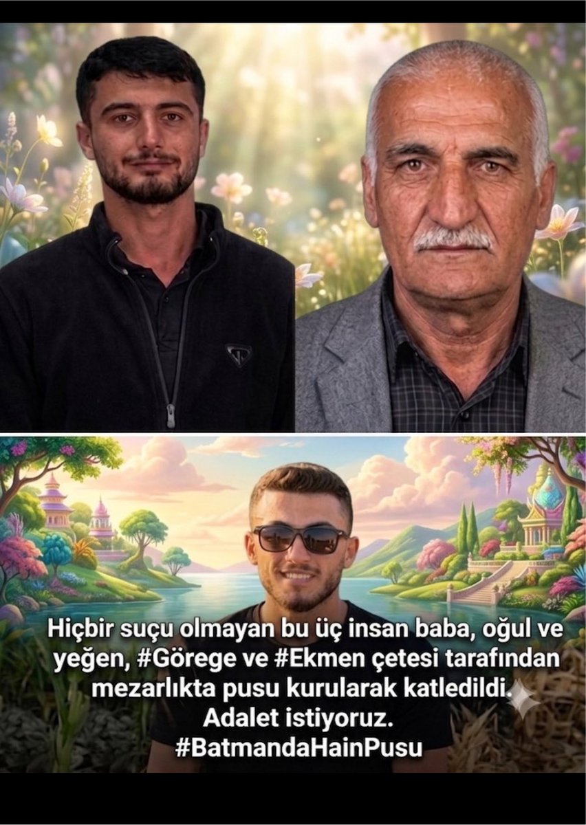elaela212190's tweet photo. Bir mezarlıkta sadece dualar yükselmeliydi… Ama geriye acı kaldı. Adaletin yerini bulmasını, sorumluların hukuk önünde hesap vermesini istiyoruz. Unutmayacağız. Vazgeçmeyeceğiz.
#BatmandaHainPusu
@adalet_bakanlik 
@batmanvaliligi https://t.co/KX67kN4Byg