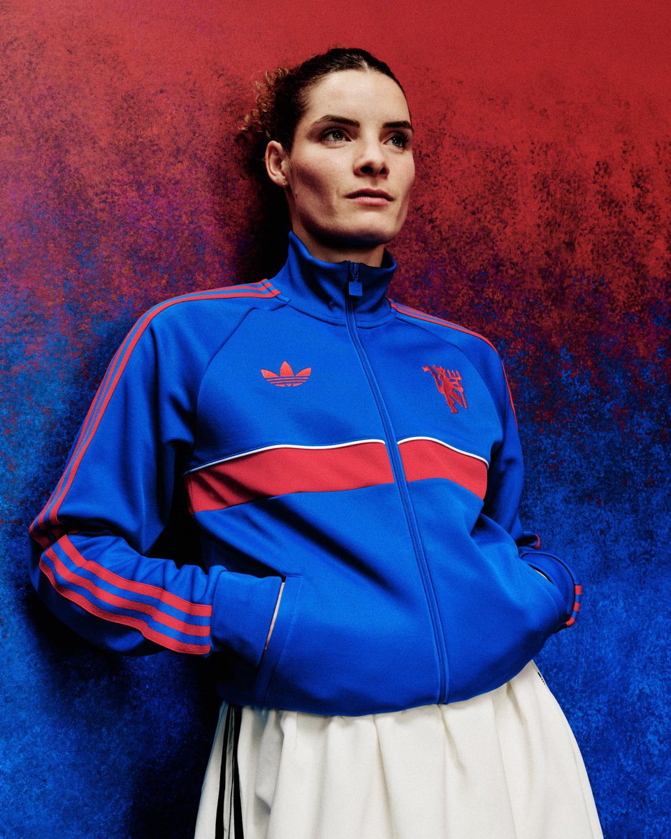 ManUtd's tweet photo. This adidas Originals anthem jacket is too good 🥶