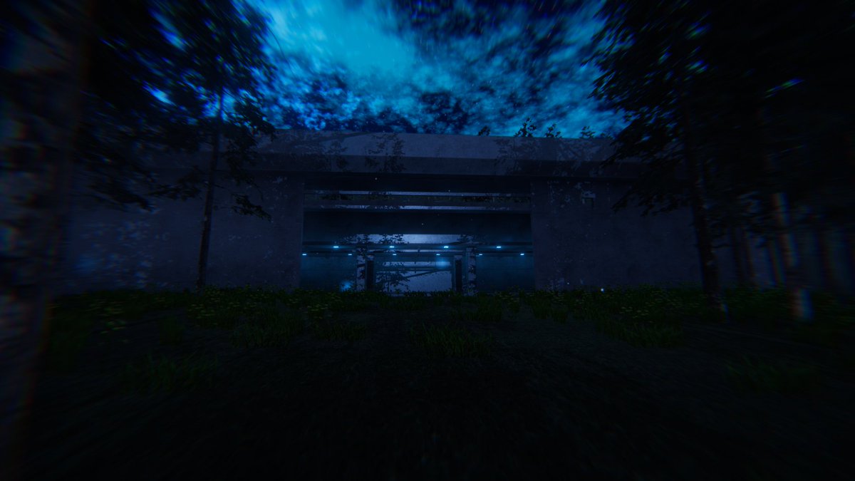 noami2539's tweet photo. Whispering steel towers beneath an electric blue night sky. ⚡🌲🌌
蒼い 夜空と、深林に 佇む 鉄塔の 記憶。

🌐: Go with the flow․
 by : やと98

#VRChat
#VRChat_world紹介
#VRChatPhotography https://t.co/DD31CONQuH