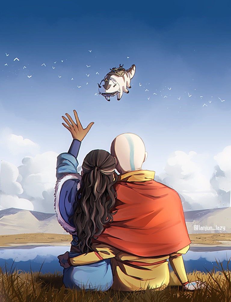 IconicSportP's tweet photo. Katara and Aang https://t.co/pwOQ69fz50