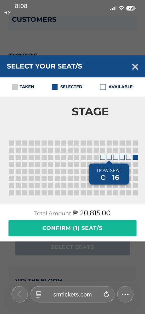 lj_blackrose's tweet photo. really?!! how come?!!! svip row a-c was blocked during the official ticket selling! and now you guys are selling it with a 5k increase on the website! feels like real black roses got robbed with the opportunity, let’s be fair and square! 

sold out except row a-c huh! 🤷 https://t.co/Weu23ztkoB