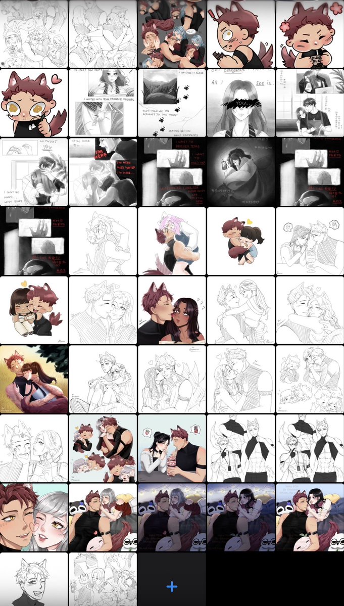 Astareion's tweet photo. Looking at the album filled with just some of the drawings I’ve done of Valko over the past month, there were already more than 42 images in total makes me want to cry. I love #Valko so much 🥺 I’ve made emotes, comics and a desktop companion.

Can’t wait to draw him even more! https://t.co/4RUVWeObXH
